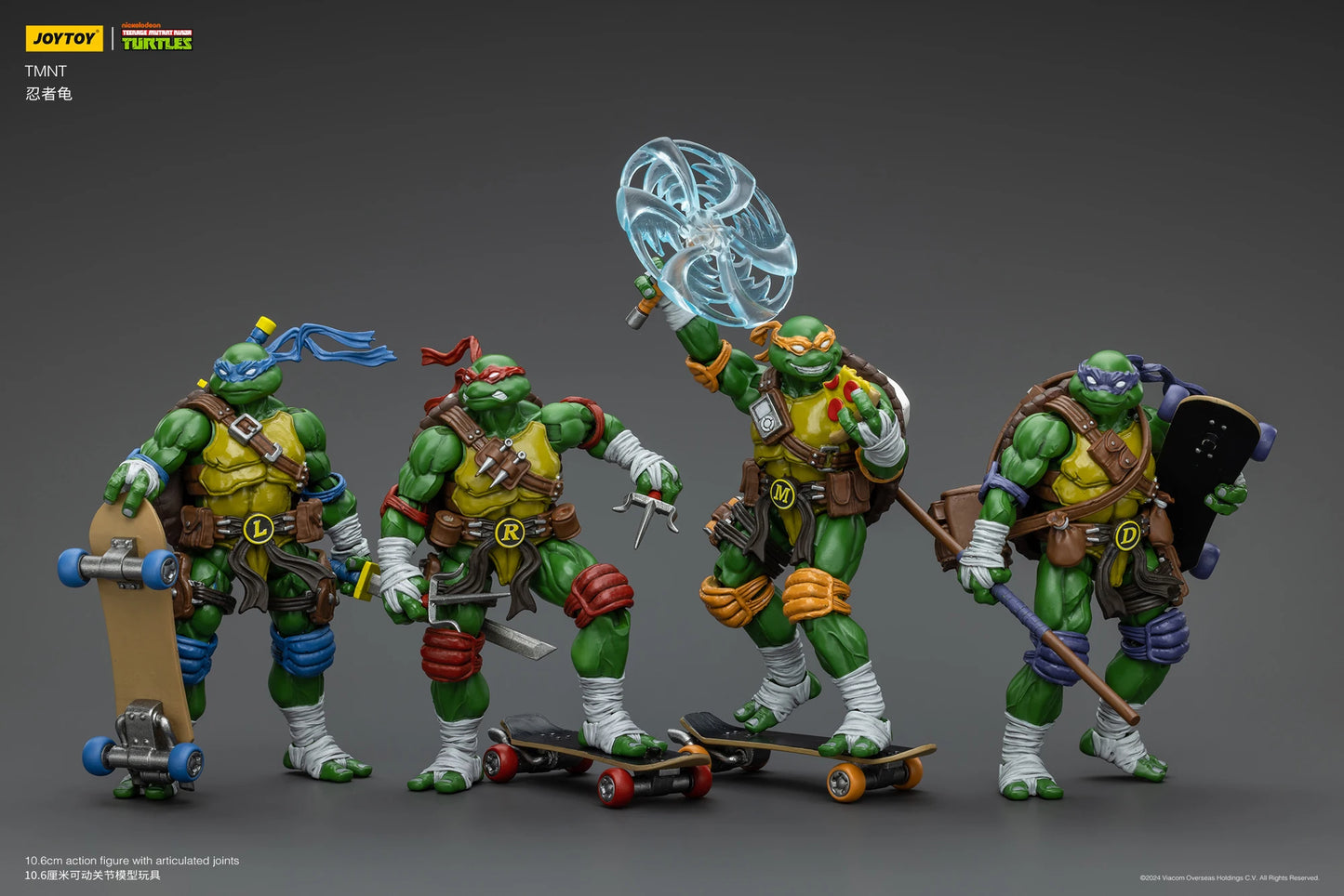 Set Model Toy Ninja Turtles Source Four-Man