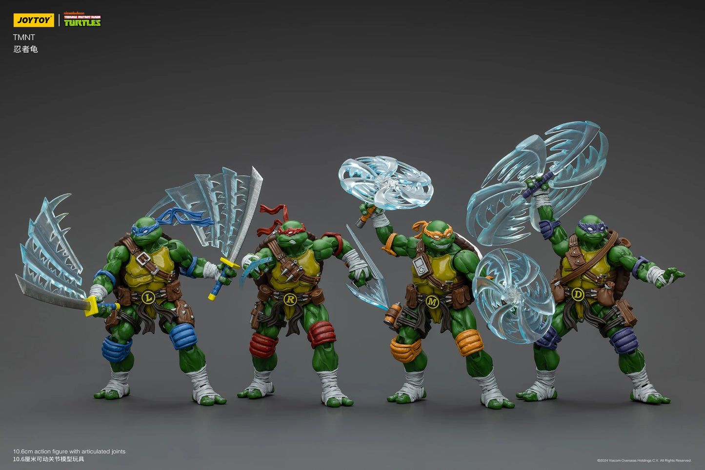 Set Model Toy Ninja Turtles Source Four-Man