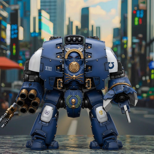 Darktide Dreadnought Cyclonic Metal Lance Siege Claw Action Figurine