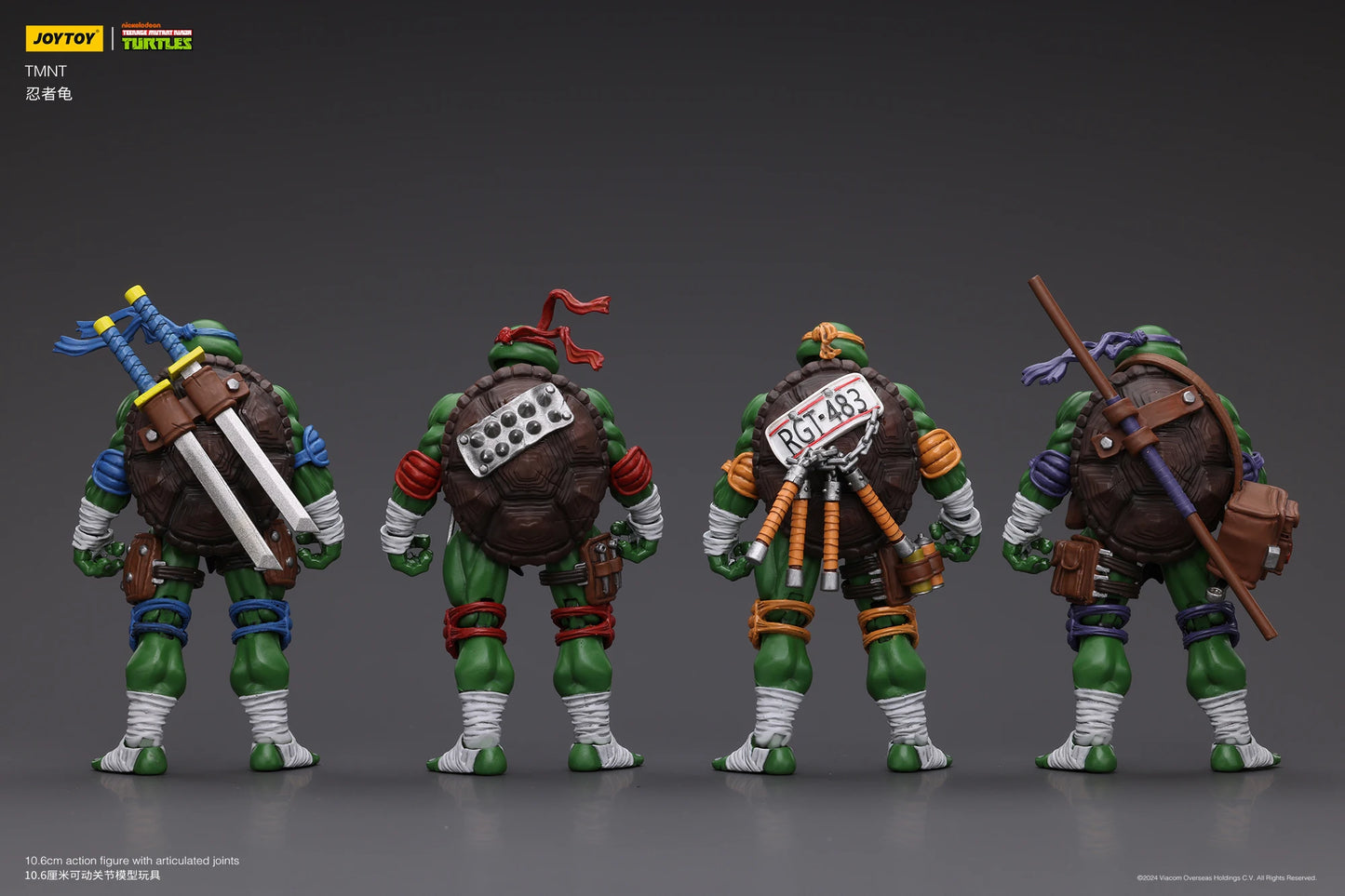 Set Model Toy Ninja Turtles Source Four-Man