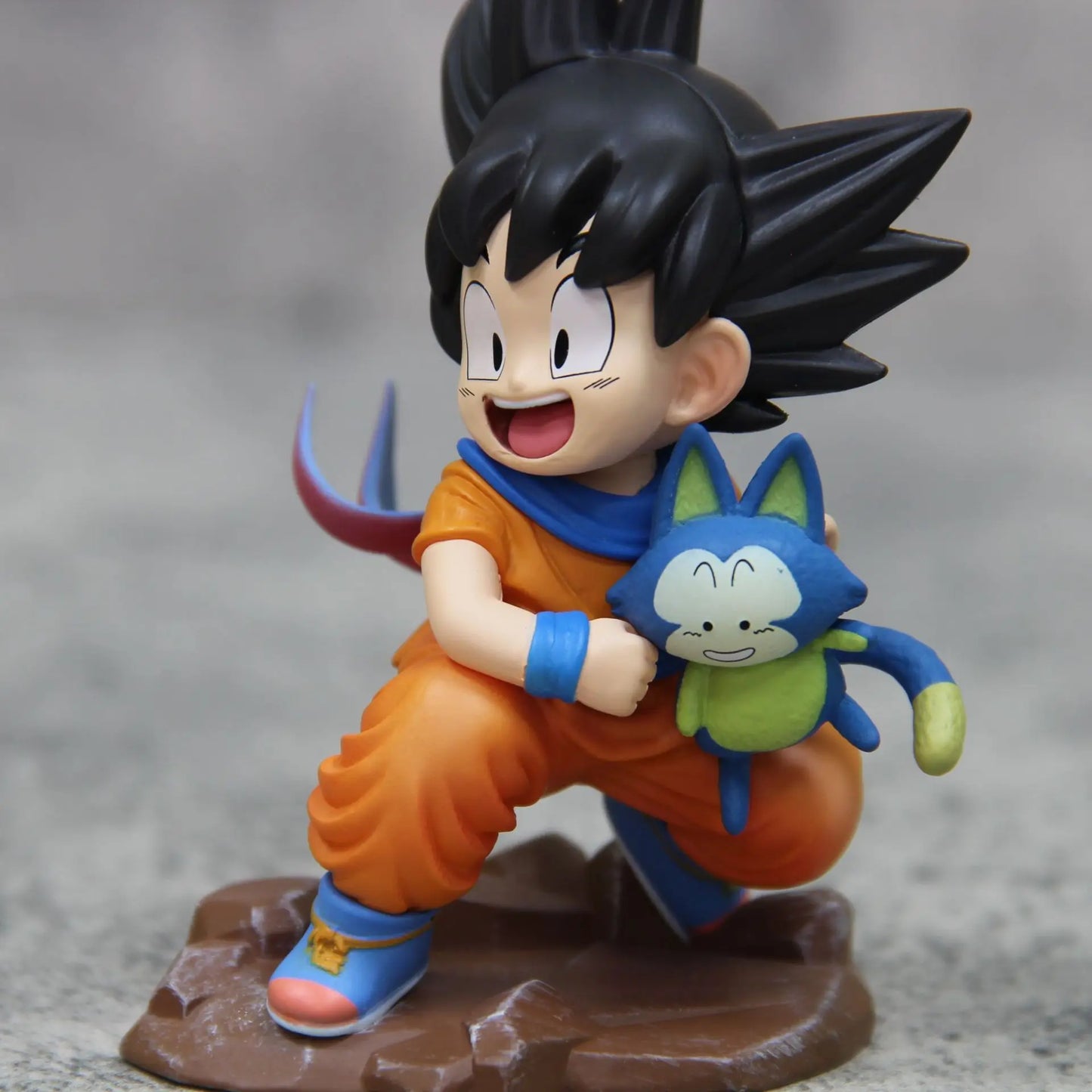 Dragon Ball Childhood Little Goku Hugs Puer Ya Mu Tea