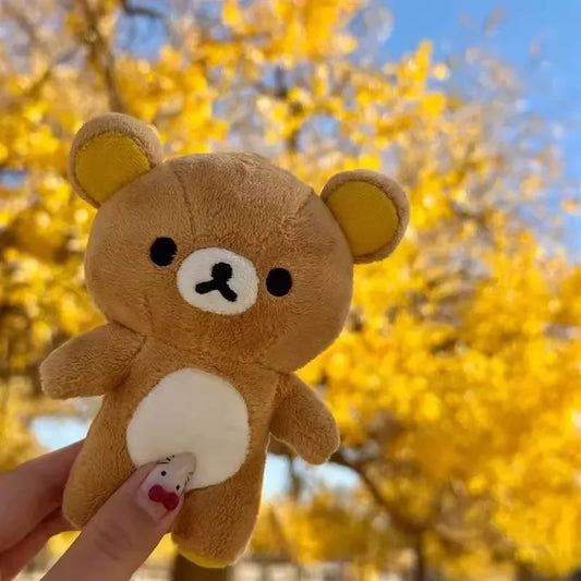 Kawaii Rilakkuma Korilakkuma Plush Toy Keychain Kawaii Brown White Bear
