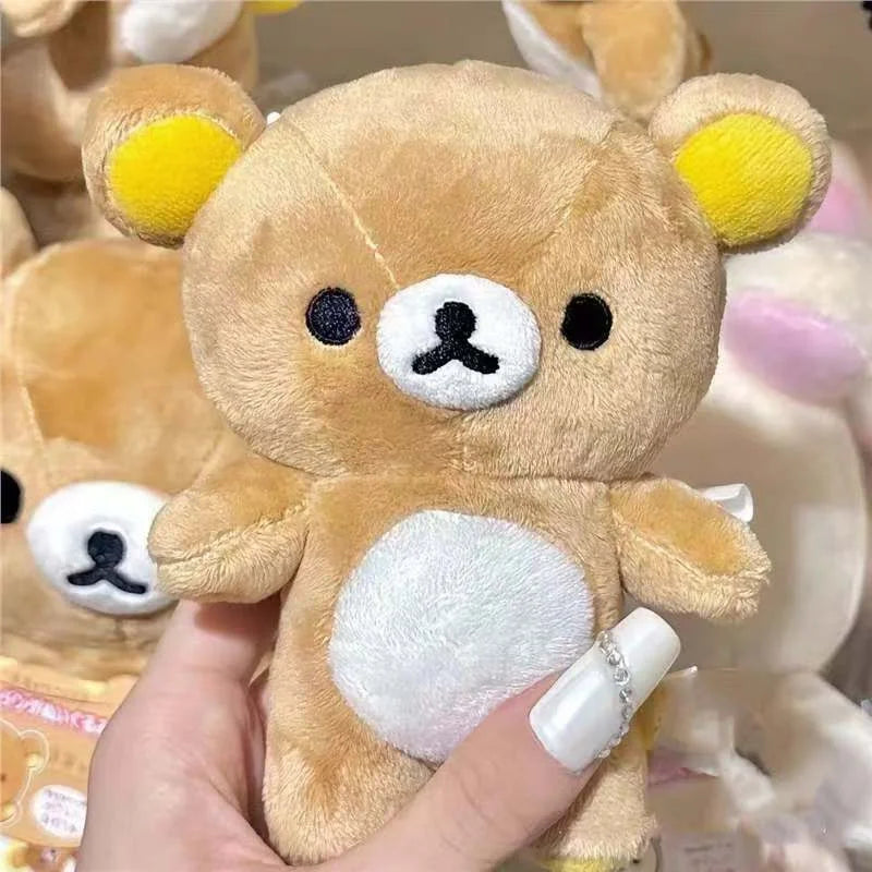 Kawaii Rilakkuma Korilakkuma Plush Toy Keychain Kawaii Brown White Bear