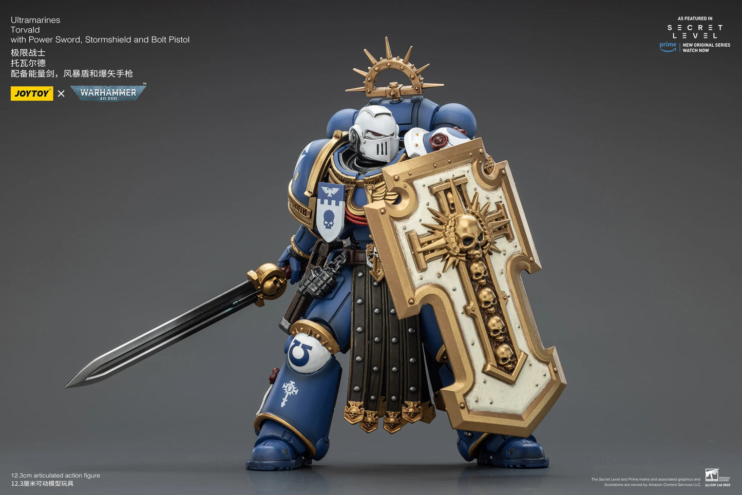 Warhammer 40k Ultramarines Titus with Laurels of Victory Metaurus Levantus Torvald