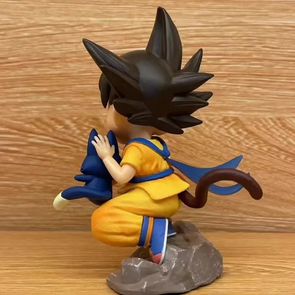 Dragon Ball Childhood Little Goku Hugs Puer Ya Mu Tea