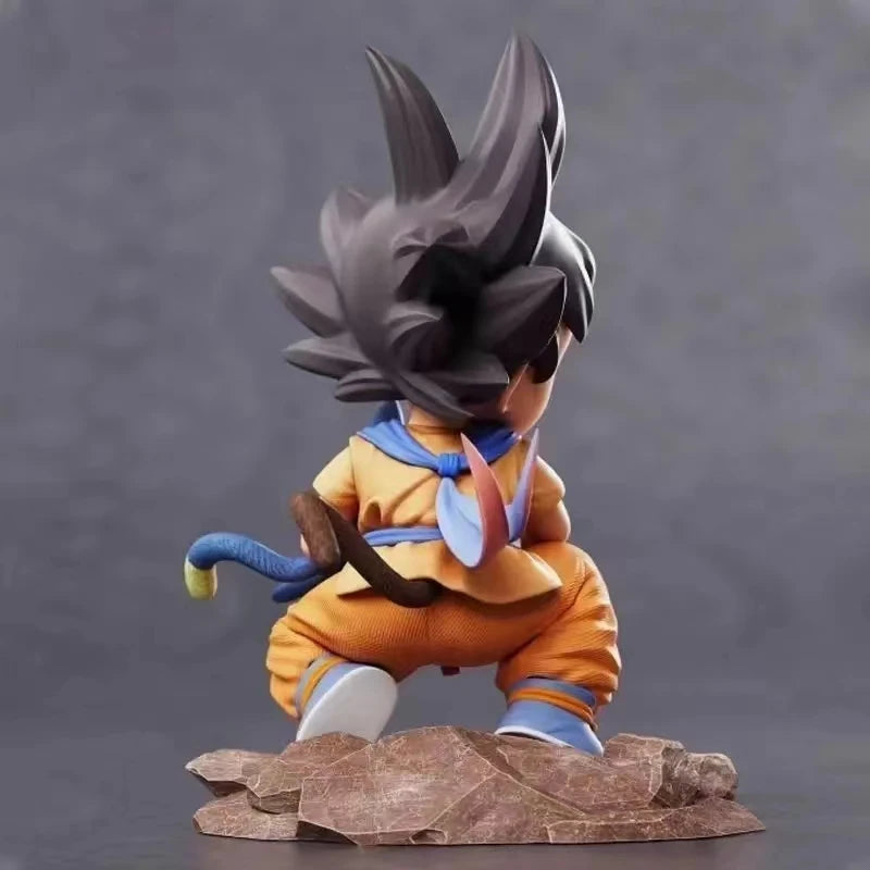 Dragon Ball Childhood Little Goku Hugs Puer Ya Mu Tea