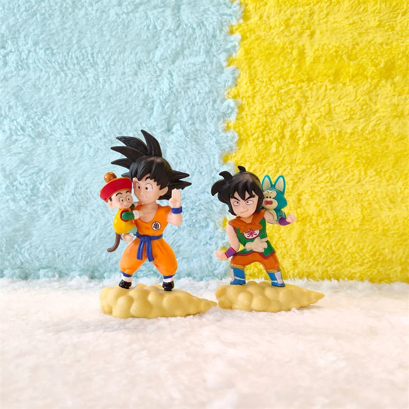 7pcs/Set Dragon Ball Z Action Figures Colorful Cloud Series