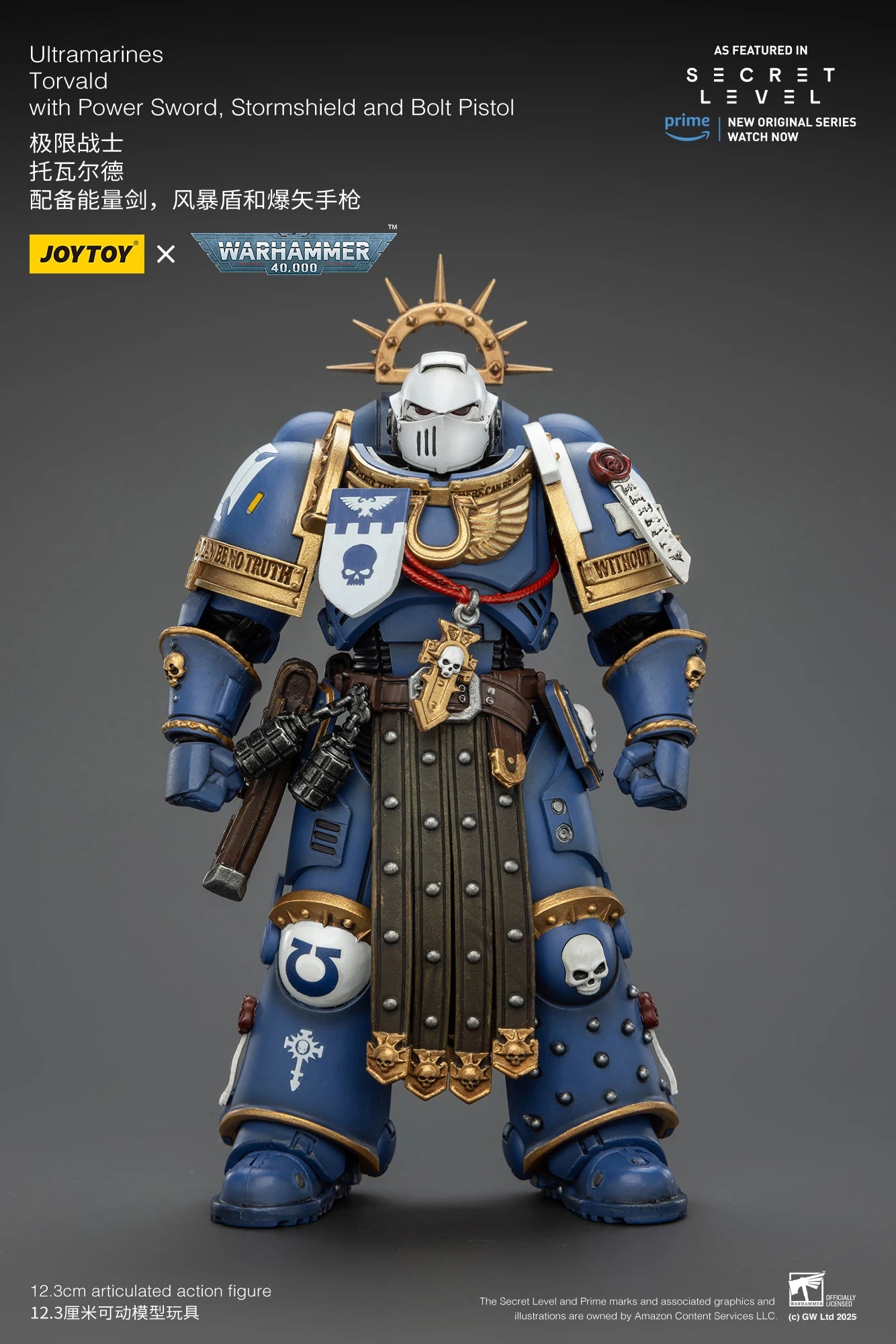 Warhammer 40k Ultramarines Titus with Laurels of Victory Metaurus Levantus Torvald