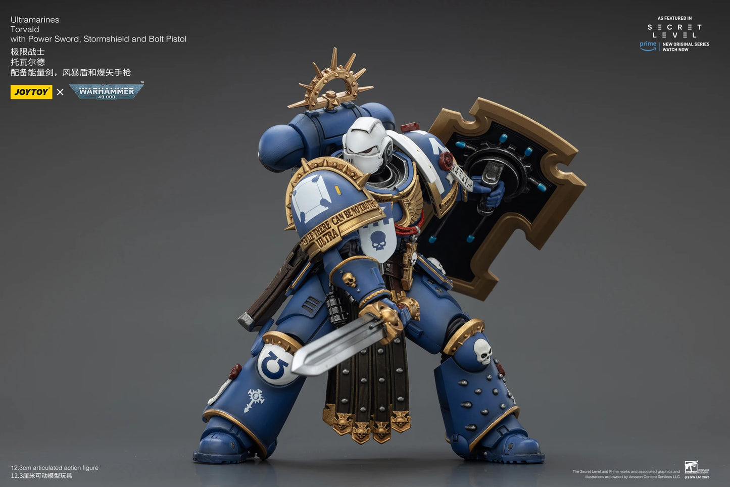 Warhammer 40k Ultramarines Titus with Laurels of Victory Metaurus Levantus Torvald
