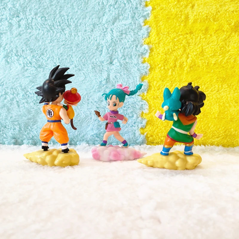 7pcs/Set Dragon Ball Z Action Figures Colorful Cloud Series