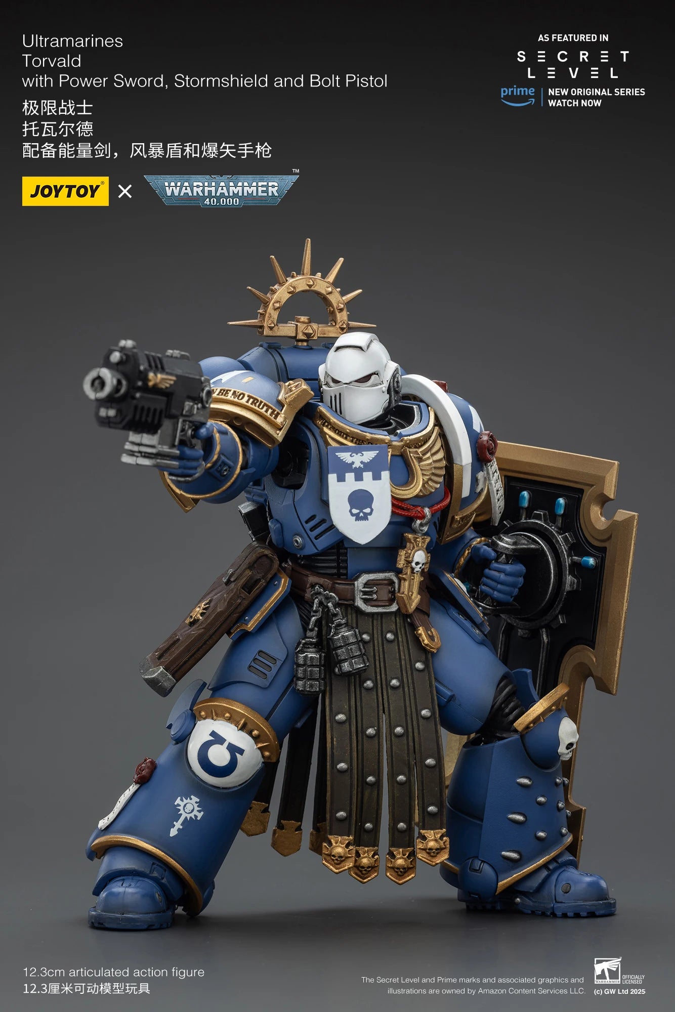 Warhammer 40k Ultramarines Titus with Laurels of Victory Metaurus Levantus Torvald