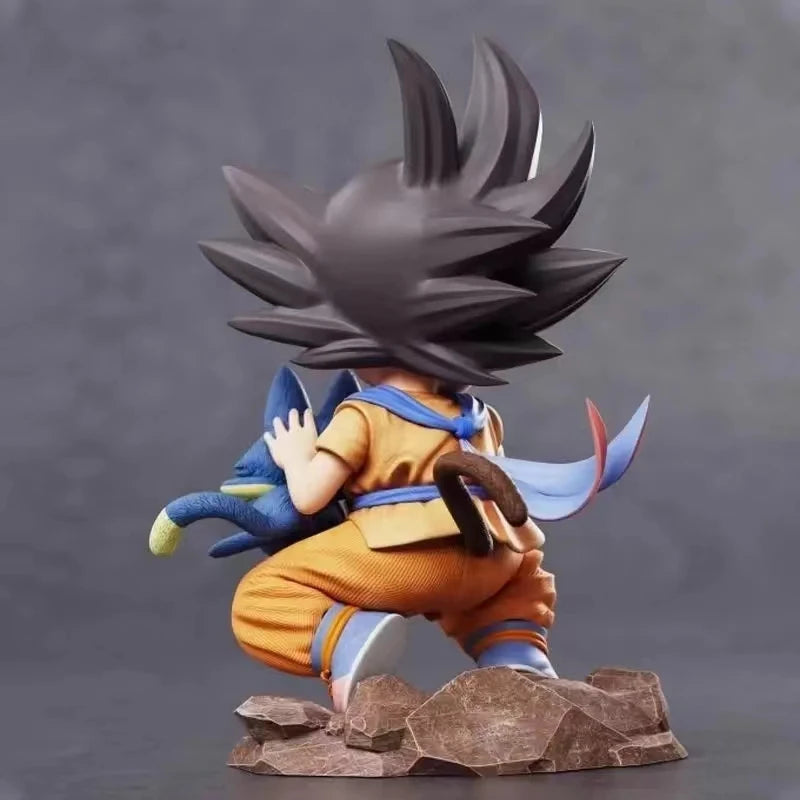 Dragon Ball Childhood Little Goku Hugs Puer Ya Mu Tea