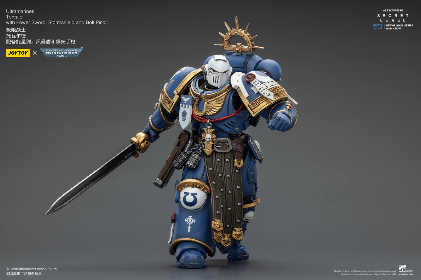 Warhammer 40k Ultramarines Titus with Laurels of Victory Metaurus Levantus Torvald