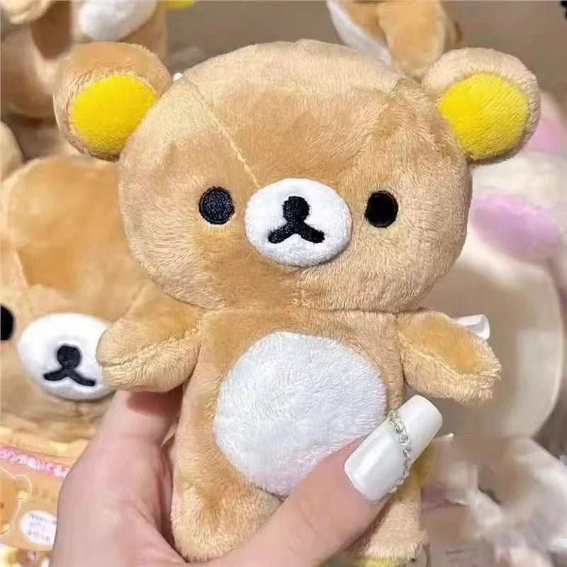 Kawaii Rilakkuma Korilakkuma Plush Toy Keychain Kawaii Brown White Bear