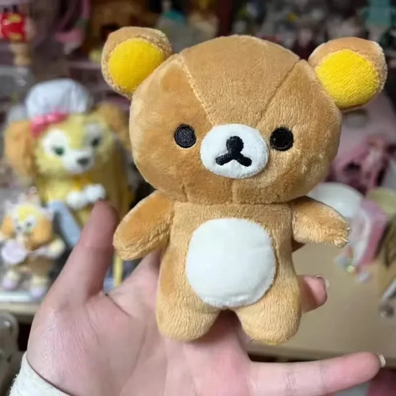 Kawaii Rilakkuma Korilakkuma Plush Toy Keychain Kawaii Brown White Bear