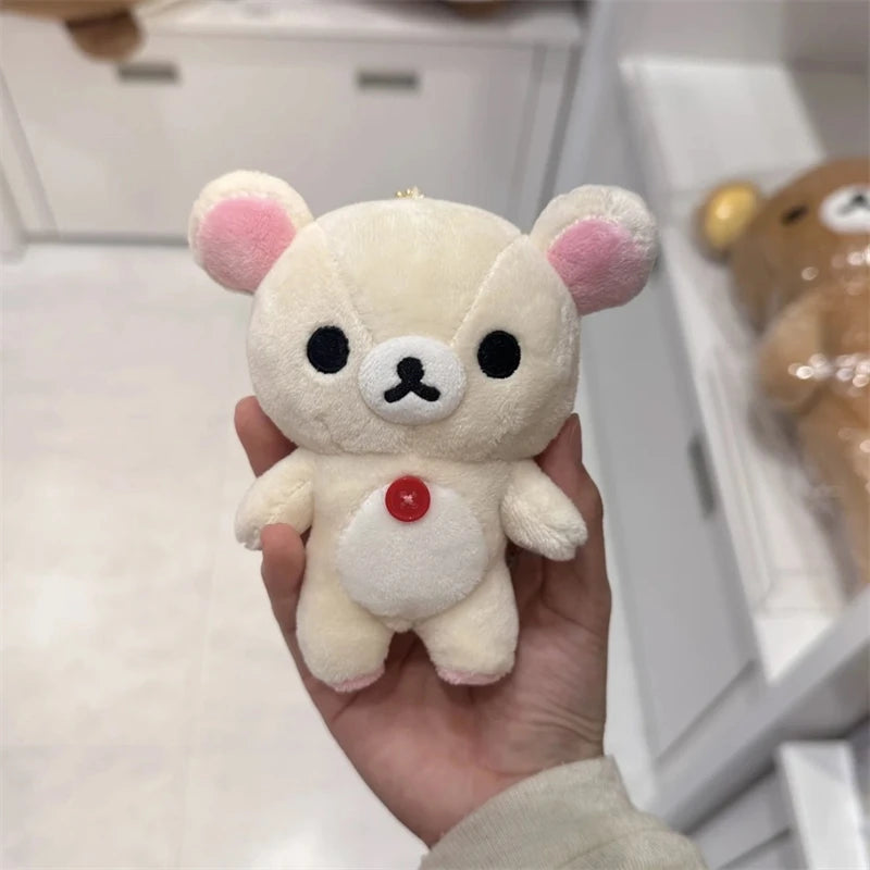 Kawaii Rilakkuma Korilakkuma Plush Toy Keychain Kawaii Brown White Bear