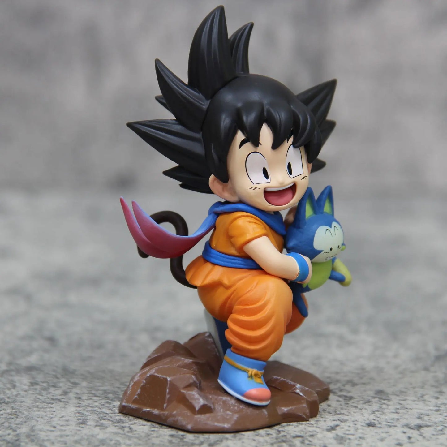 Dragon Ball Childhood Little Goku Hugs Puer Ya Mu Tea