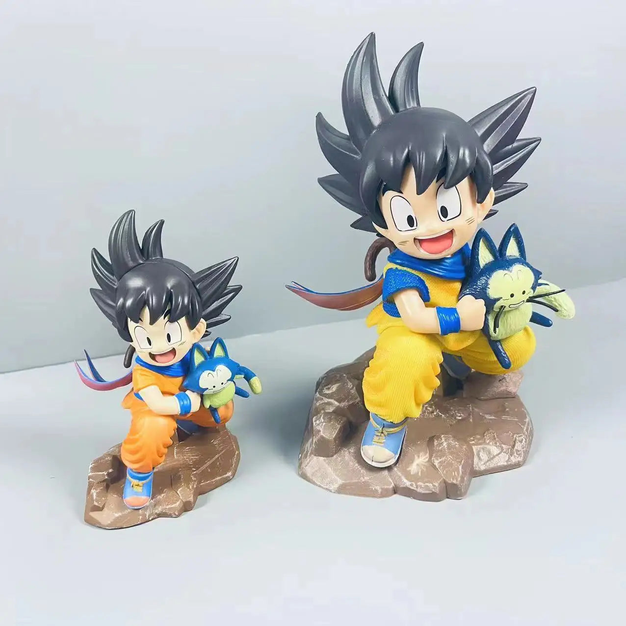 Dragon Ball Childhood Little Goku Hugs Puer Ya Mu Tea