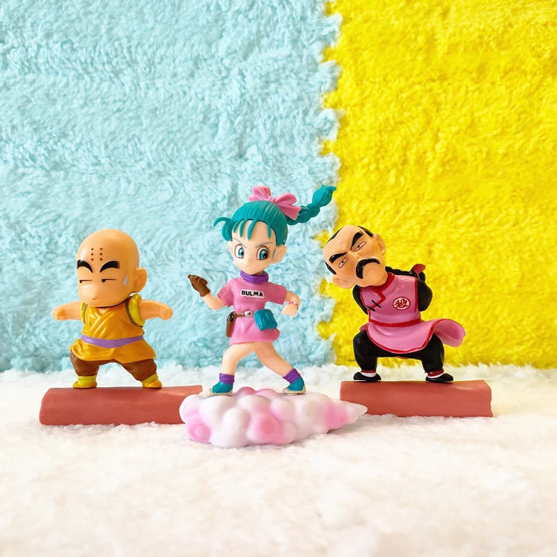 7pcs/Set Dragon Ball Z Action Figures Colorful Cloud Series