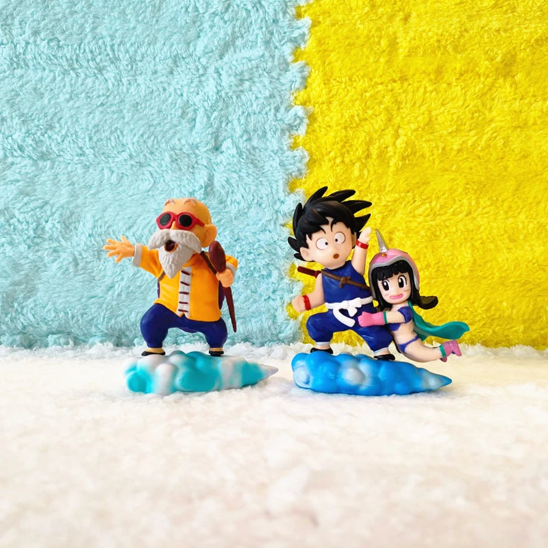 7pcs/Set Dragon Ball Z Action Figures Colorful Cloud Series