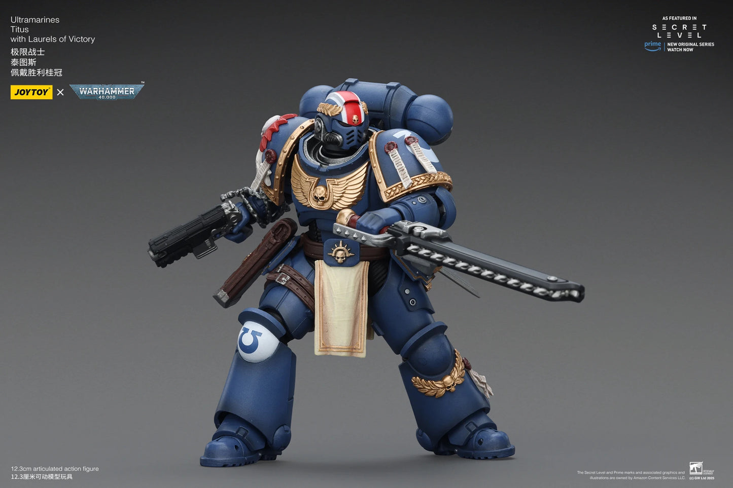 Warhammer 40k Ultramarines Titus with Laurels of Victory Metaurus Levantus Torvald